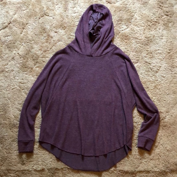 Logan Sweaters - Lightweight purple Logan hooded pull over